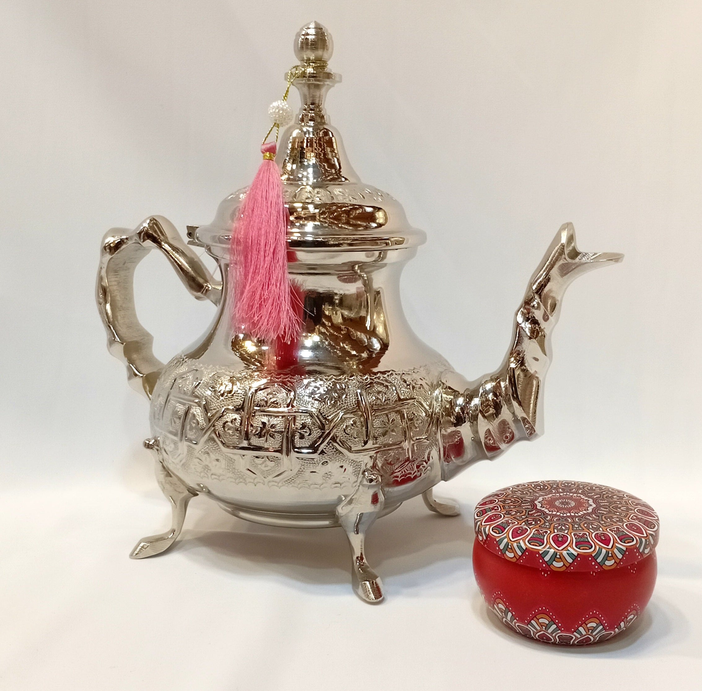 Théière marocaine artisanale Farass