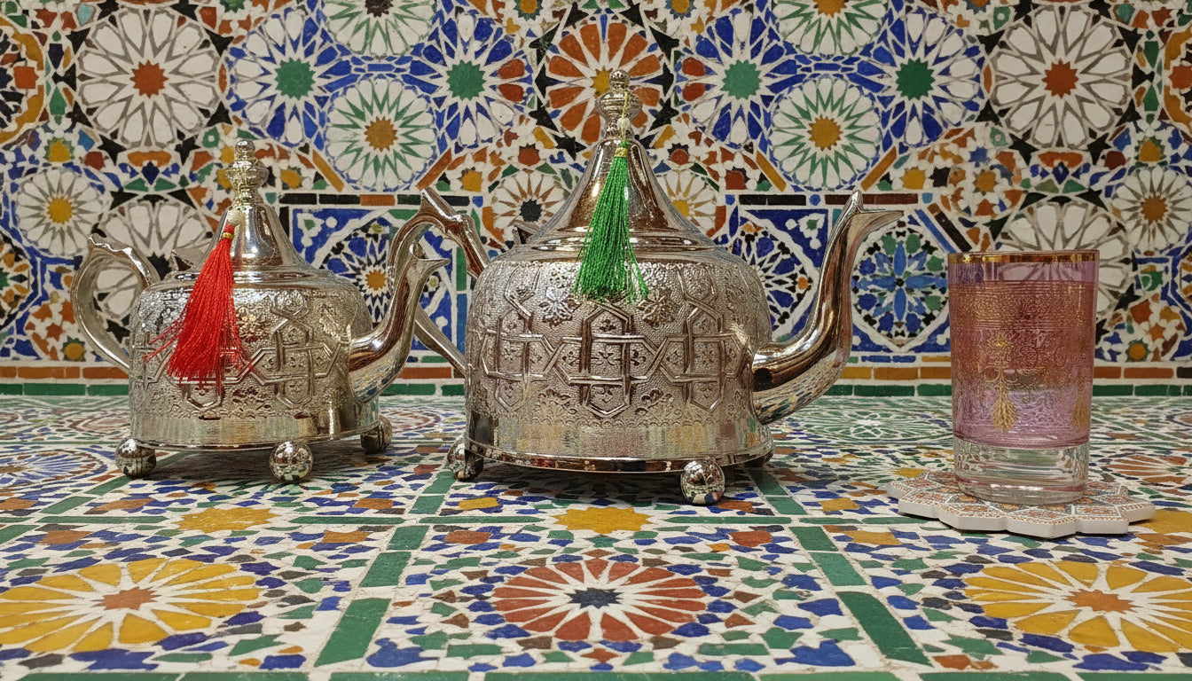 Théière marocaine Flora dama