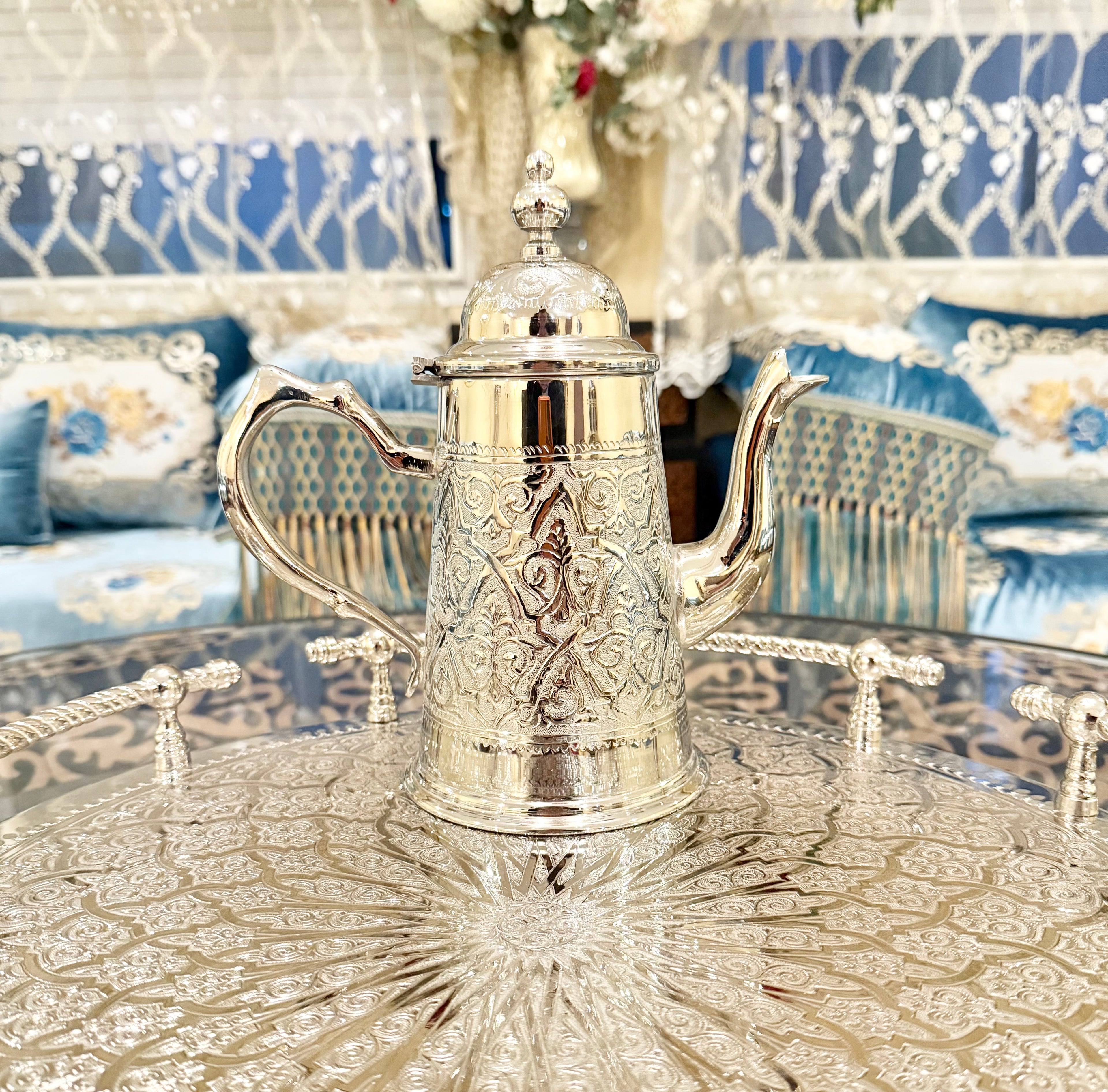 Théière marocaine artisanale brikh beldi