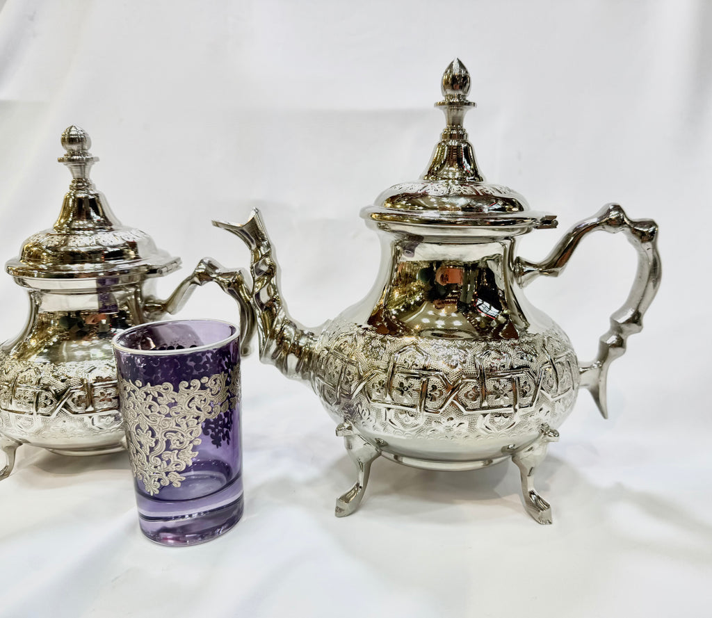 Théière marocaine artisanale Farass
