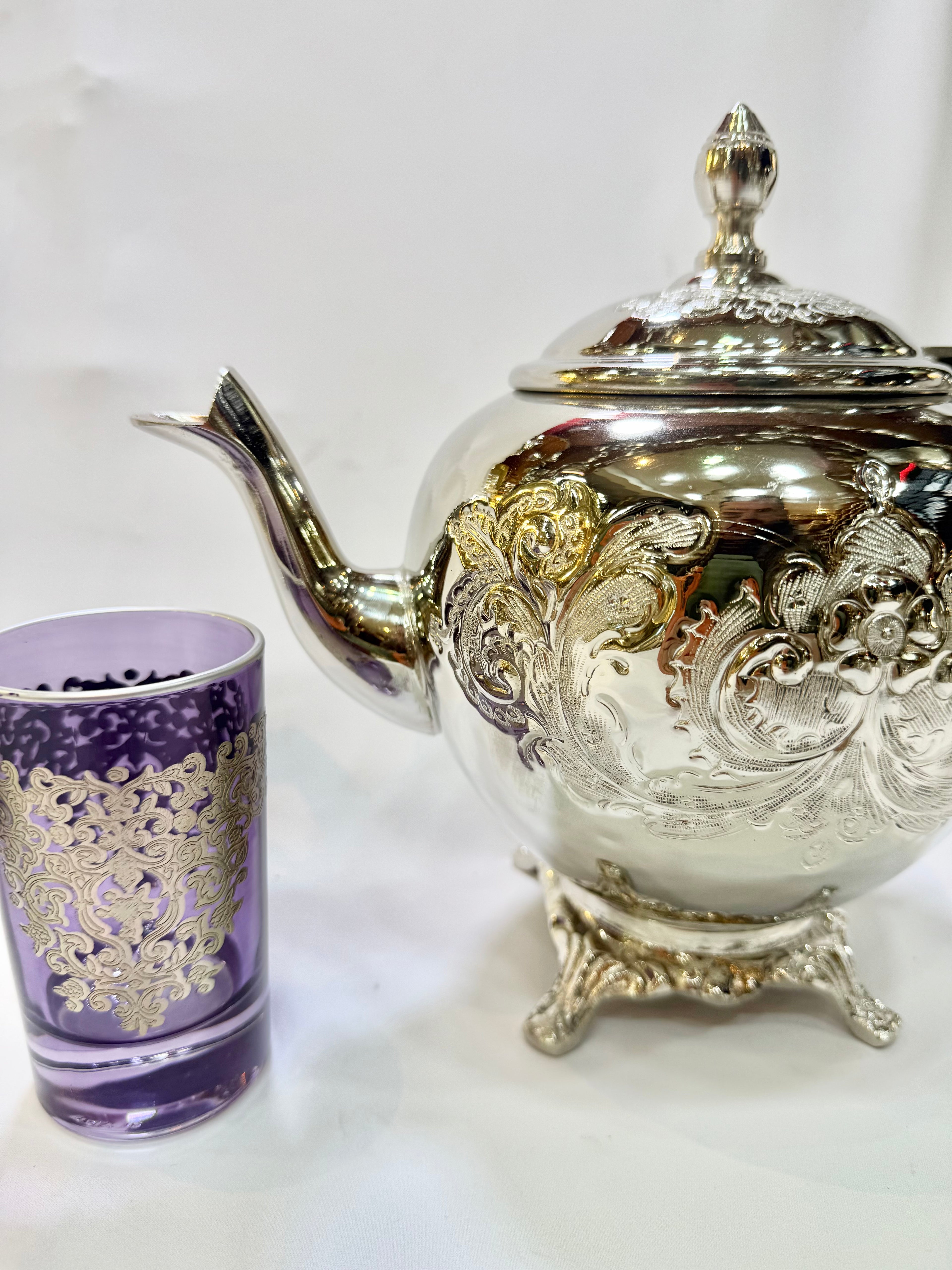 Théière marocaine artisanale Cristof