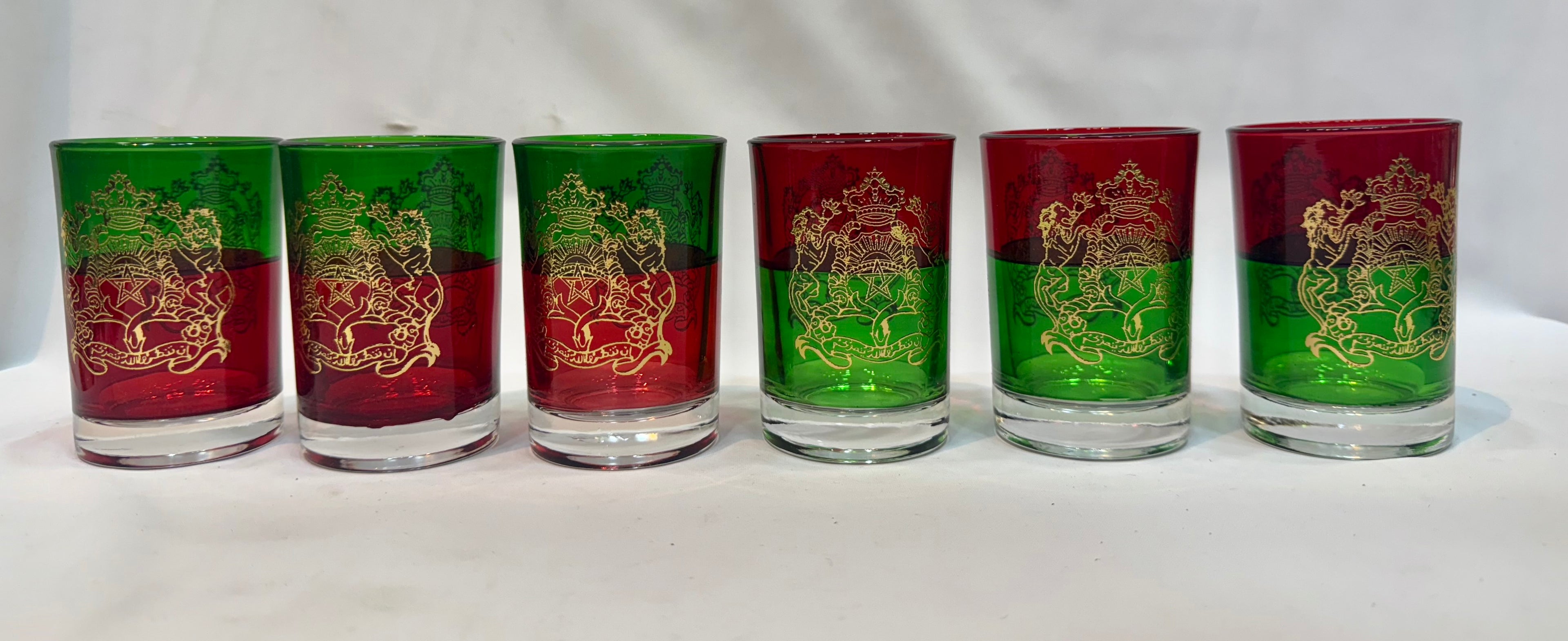 6 Verres traditionnel Originale maroc