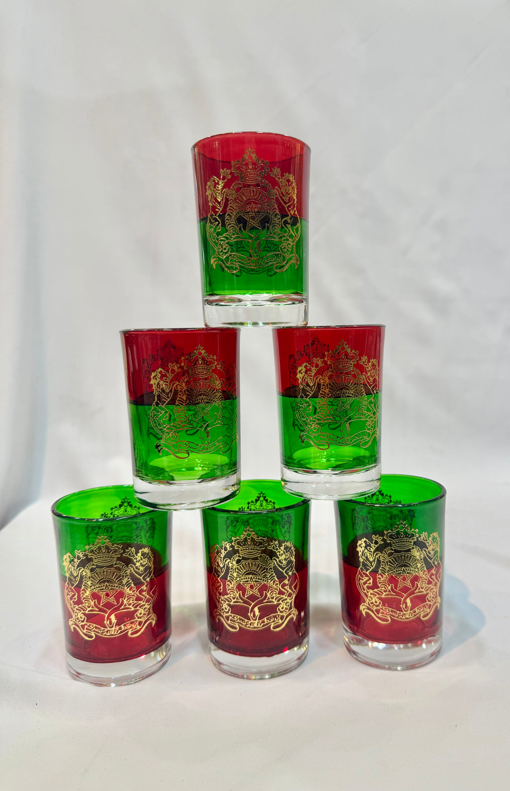6 Verres traditionnel Originale maroc