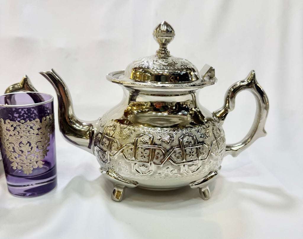 Théière marocaine artisanale Royal dama