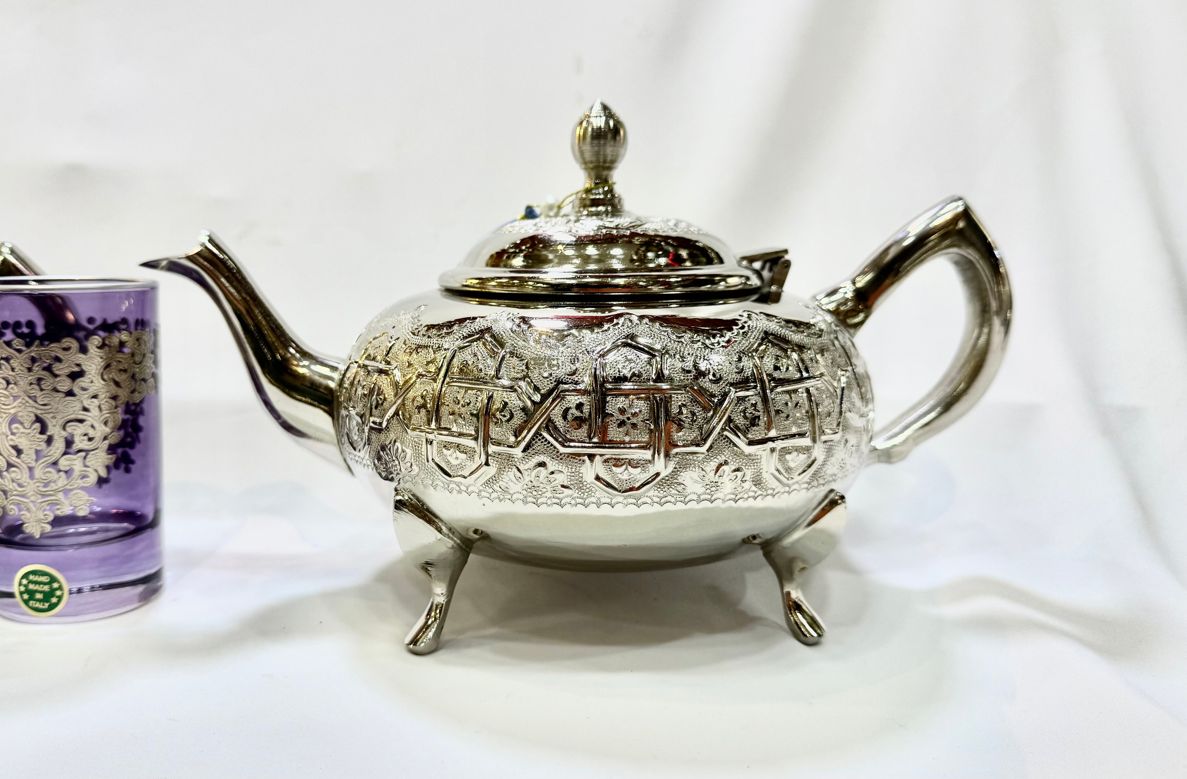 Théière marocaine Fekroun dama