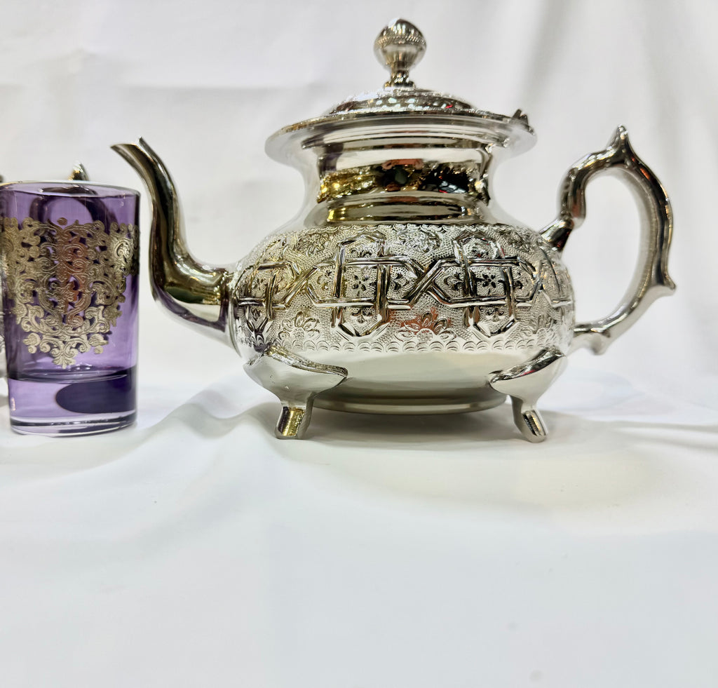 Théière marocaine artisanale Royal dama