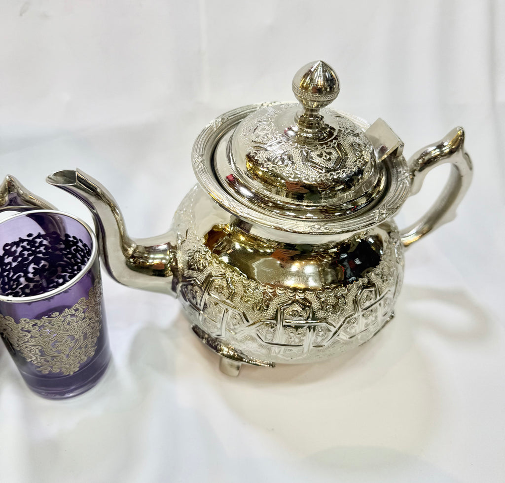 Théière marocaine artisanale Royal dama