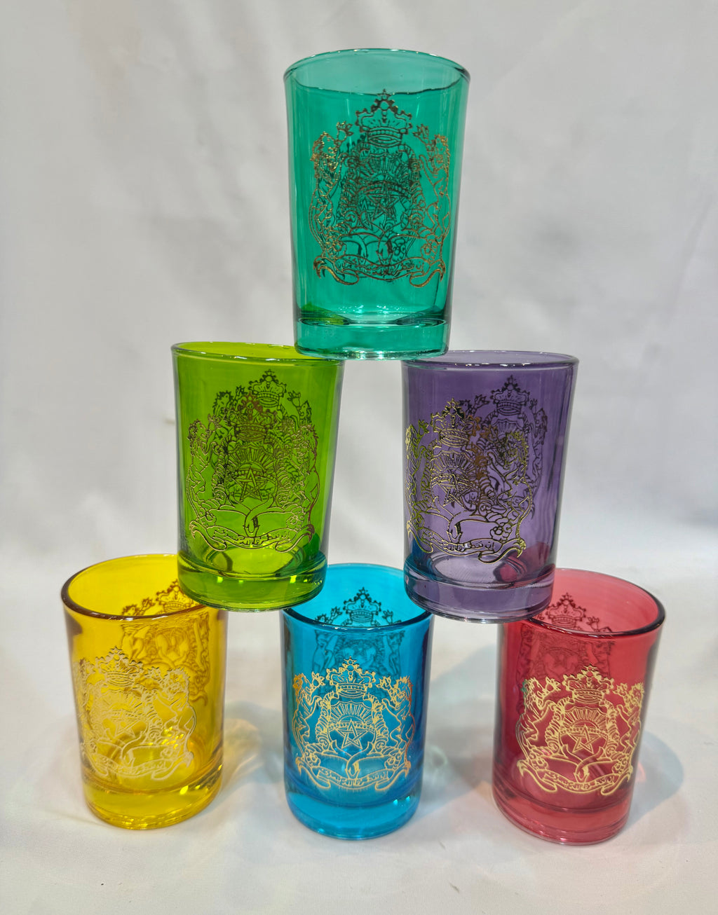 6 Verres traditionnel  Maroc taj