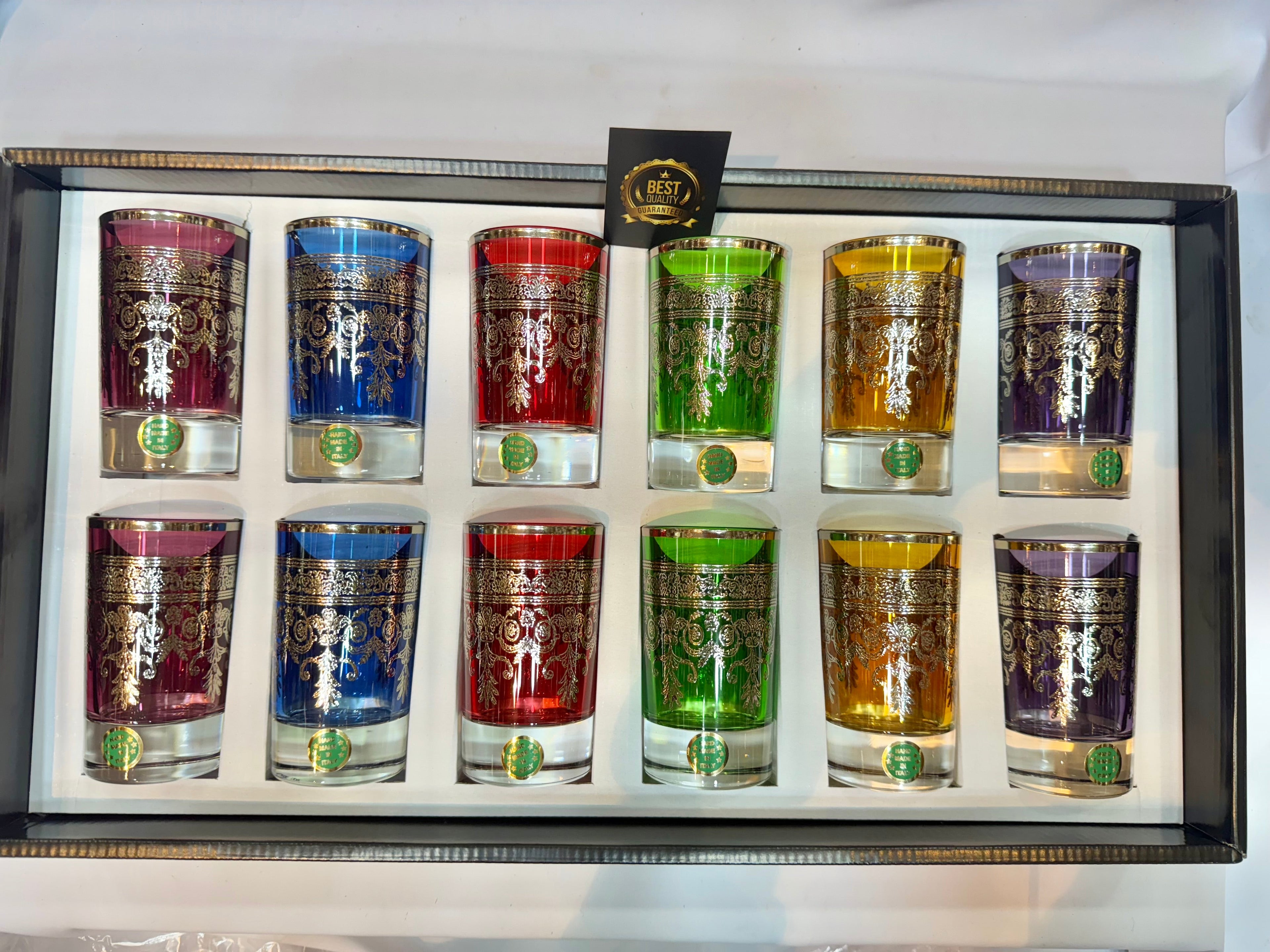 M12 Verres traditionnel Originale argenté ROSALY  en Cristal