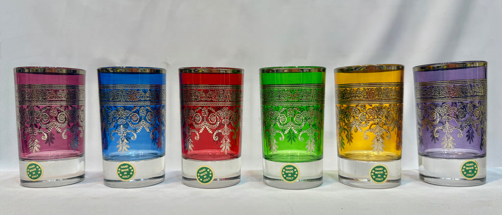 M12 Verres traditionnel Originale argenté ROSALY  en Cristal