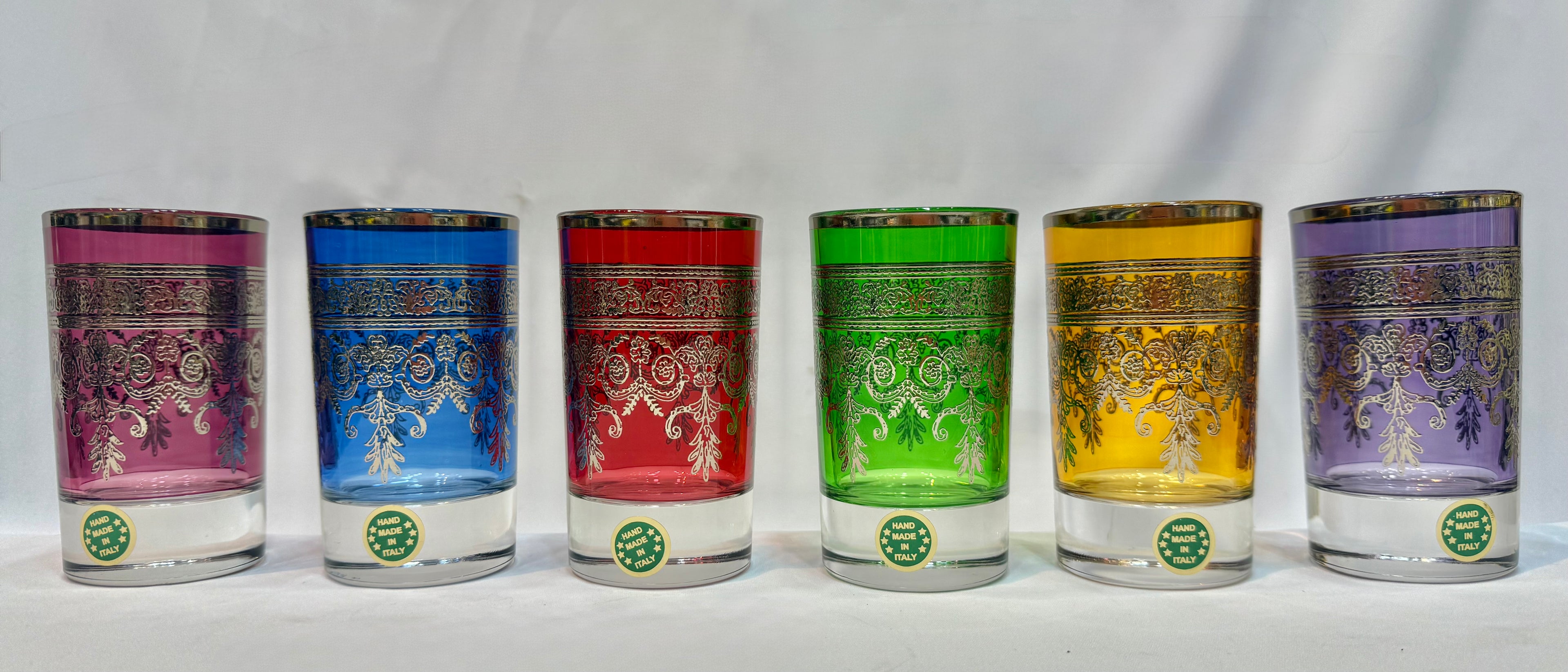 M12 Verres traditionnel Originale argenté ROSALY  en Cristal